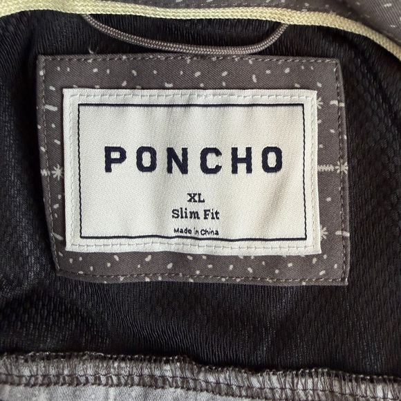 Men's Poncho Flannel Button Down Shirt-The Camino - Picture 2 of 2